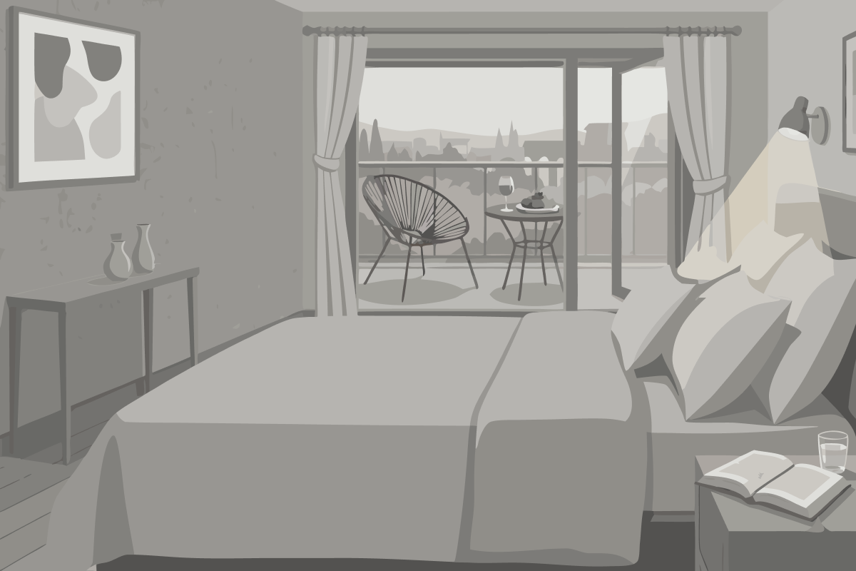 Suite Superior con Vista Lago